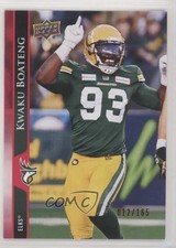2021 Upper Deck CFL Red 12/165 Kwaku Boateng #115 z6b