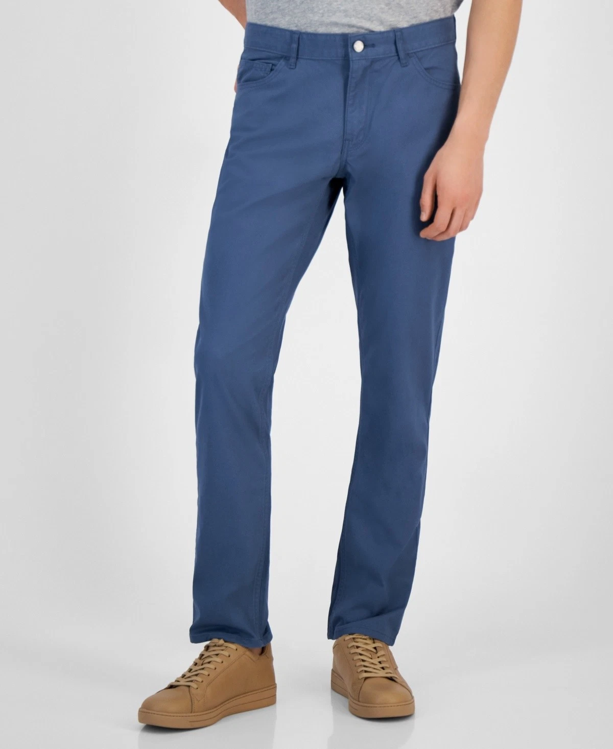 Michael Kors Mens Slim fit Dress Pants 33   30 Blue Solid Stretch