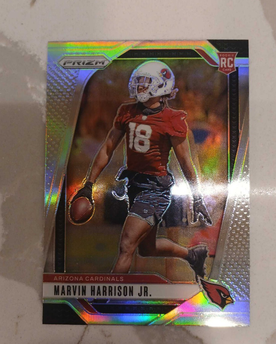 2024 Panini Prizm - Rookies Marvin Harrison Jr. #375 Silver Prizm (RC) CLEAN 🔥