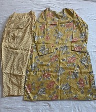 Cotton Salwar Kameez Set Multi-Color Floral Printed Women's Outfit