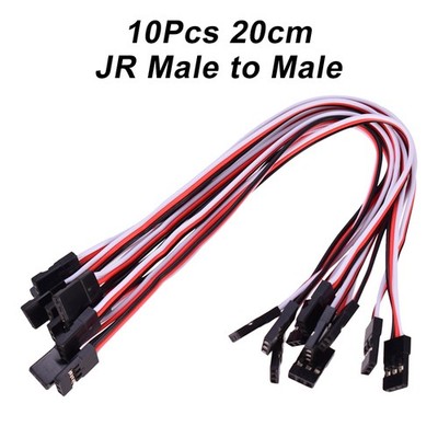 5Pcs 20cm Servo Extension Cable 30 Core for RC Futaba JR 20cm Wire Connector