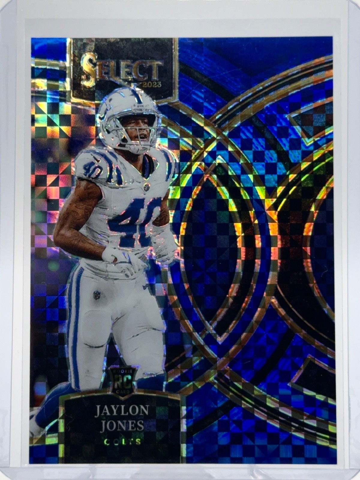 2023 Panini Select - Jaylon Jones Blue Prizm /149 Indianapolis Colts 