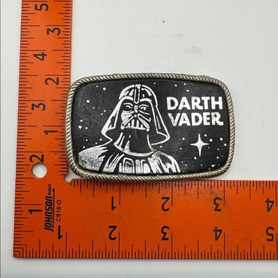 Vintage 1977 Star Wars Darth Vader Belt Buckle The Leather Shop 