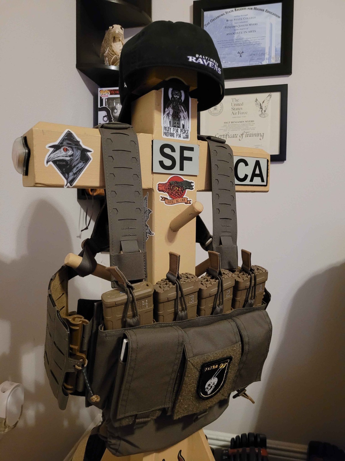 Velocity Systems & Shaw Concepts/Lunar Concepts Tubes Chest Rig - Ranger Green