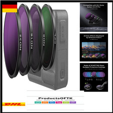 TELESIN Kamera Filter Set für DJI Osmo Action 5 Pro 4 3 4er-Pack