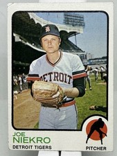 1973 Topps High Number Joe Niekro #585 Detroit Tigers Baseball Base Set Card