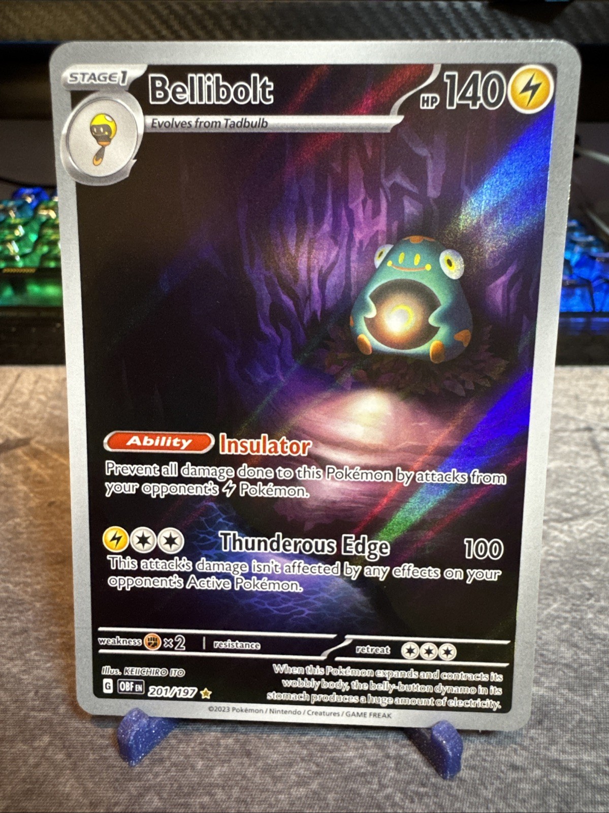bellibolt pokemon card value RarityUncommon Hit Points140 HP Lightning Bellibolt 094 - Holofoil SV