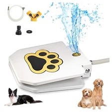 Dog Water Fountain Outdoor, Dog Sprinkler, Paw Activated Drinking, Dog Water