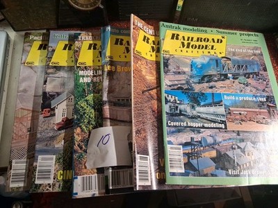 Railroad Model Craftsman magazine lot Steam Diesel Free Shipping 
