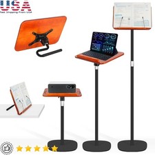 2-in-1 Adjustable Book Stand Portable Music Stand Ergonomic Lectern Office Home