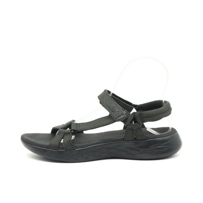 Skechers Damen Sandalen EU 37 SN15316 Schwarz Textil Goga Mat Trekking-Sandalen