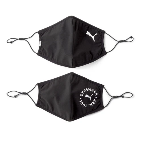 Puma Face Mask Set of 2 Unisex Black