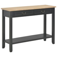 Vidaxl Konsolentisch Schwarz 110 X 35 X 80 Cm Holz Neu