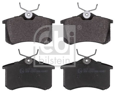 Bremsbelagsatz, Scheibenbremse für VW hinten - 16488