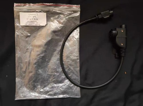 SILYNX U94 CHEST PTT 6pin Connector, 18" PN: U94 PTT-001-18