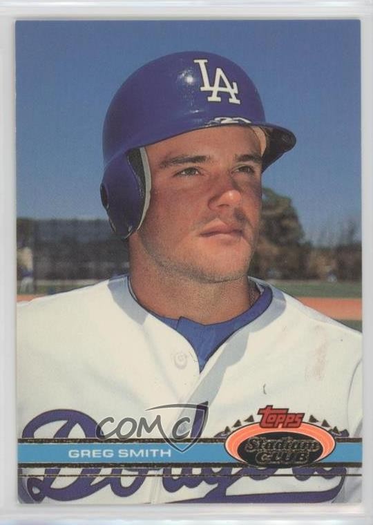 1991 Topps Stadium Club Greg Smith #554 te2