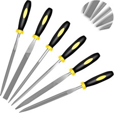 6Pcs Metal Needle File Set Small Hardened Carbon Steel File Mini Hand Metal Tool