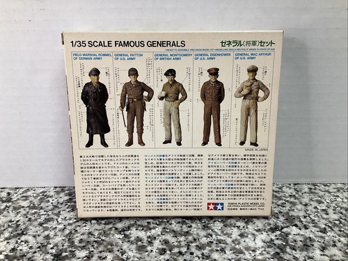 MINIATURAS MILITARES DE GENERALES FAMOSOS 1/35 DE TAMIYA MD304 NOS Modelo Kit - Imagen 2 de 6