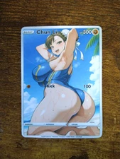 Beautiful Waifu Card - Chun Li Swim - Goddess ACG Custom DIY Fan Art Card