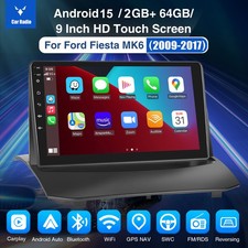 Console Navigatore KUDA In Finta Pelle Nera Per Ford Fiesta VIII (dal 07/2017) - Certificata TÜV, LHD - 2