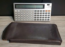 Vtg Casio FX-702P Silver Handheld Programmable Calculator Working