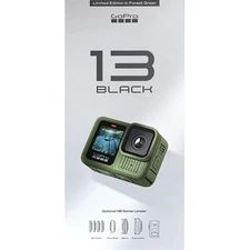 GoPro HERO13 Black Waterproof Action Camera, Forest Green (Limited Edition)