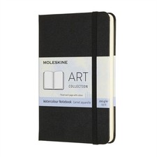 Moleskine Art Pocket Watercolour Notebook Black (Notebook / blank book)