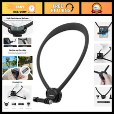 Hands-Free POV Neck Mount with Air Cushion Adjustable Chest Strap for GoPro