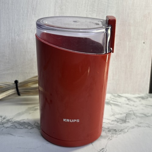 Macinacaffè in grani vintage KRUPS Fast One Touch #203 rosso - Foto 7 di 12