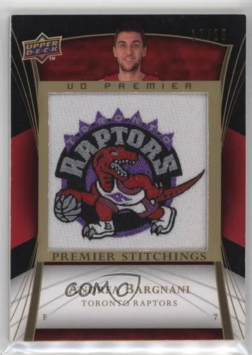 2007-08 UD Premier Premier Stitchings Red /25 Andrea Bargnani #PS-BA