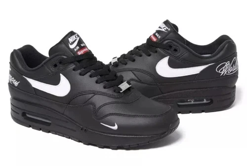 Nike x Supreme Air Max 1 Noir 87 HF8813 001 UK10 / US11 Neuf ✨