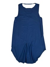 Express Navy Blue Pullover Asymmetric High-Low Hem Tunic Dress Women's Size M