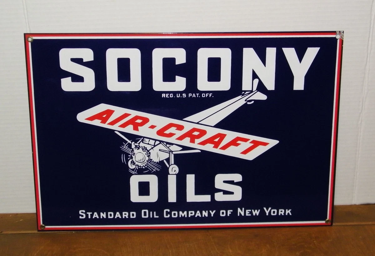Socony Sign In Collectible Gas & Oil Advertising Signs for sale | eBay