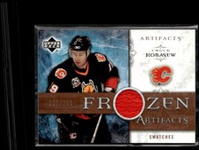 2006-07 Upper Deck Artifacts Frozen Chuck Kobasew 021/250 Calgary Flames #FA-CK