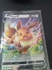 Pokémon TCG Eevee V SWSH065 Spada e Scudo Carta Promo Black Star Battle Academy