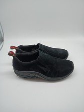 Merrell Women's Jungle Moc Midnight Black Suede Slip On Loafer Size 10.5 W