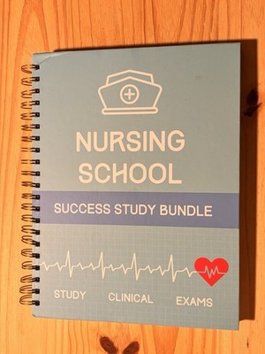 Based on the cover and label, this appears to be a nursing student planner/study