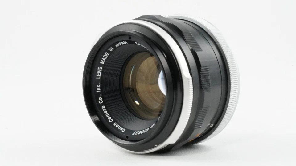 Canon FL 50mm f1.8 MF Standard Prime Lens From JAPAN #752 - Image 1 of 4