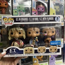Funko Pop! E.T. Pack de 3 figuras de vinilo 40 aniversario exclusivas de Walmart