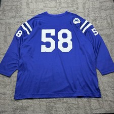Vintage NFL Baltimore Colts Throwback Jersey 1958 Stall & Dean Reproduction - Si