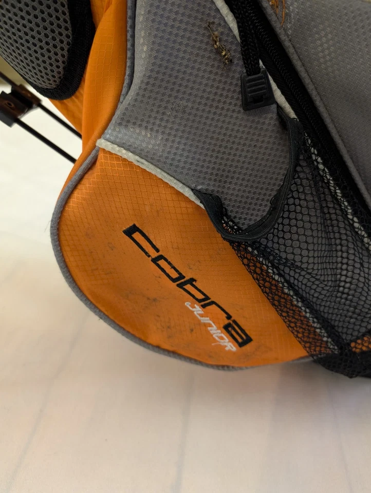 Juego de palos de golf Cobra Junior naranja negro - driver, híbrido, 7, 9, SW, PUTTER, BOLSA Foto 3 de 4