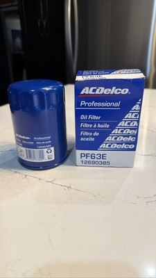 ACDelco PF63E Engine Oil Filter 12690385