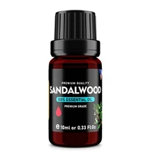 Sandalwood (Santalum album) 100% Pure Essential Oil, Select Grade, 10ml
