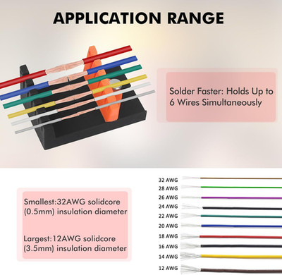 Adjustable Helping Hands Soldering - Solder Wire Holder Stand for Faster, Eas...