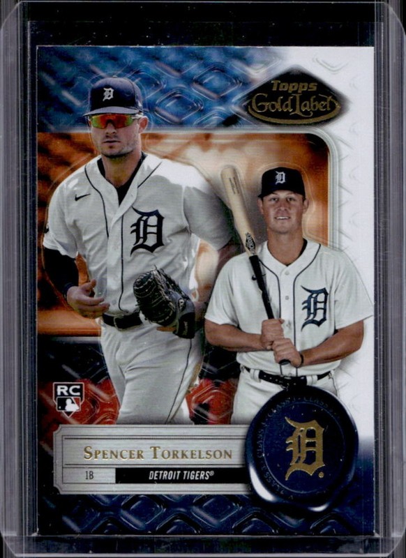 2022 Topps Gold Label Spencer Torkelson RC Class 3 Rookie #75 Tigers