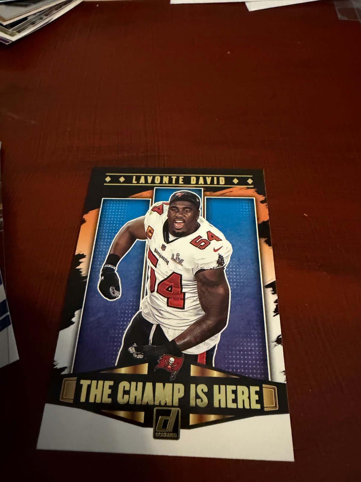2021 Panini Donruss The Champ Is Here LAVONTE DAVID #CIH-15 Tampa Bay Buccaneers
