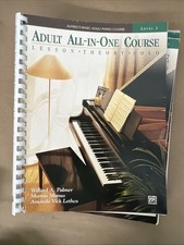 Alfred's Basic Adult Piano All-In-One Level 3. NEW/OTHER