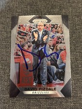Signed On Card 2017 Panini Prizm David Fizdale Autograph Card #210
