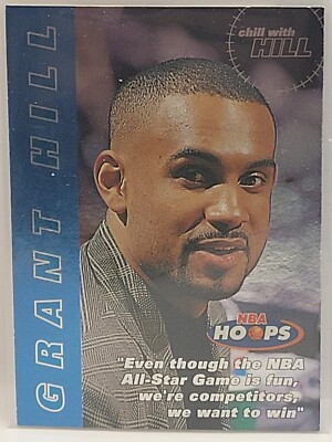 97-98 NBA Hoops Chill With Hill Grant Hill HOF Insert Card 