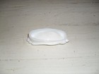 John E Kemple Co East Palestine OH Milk Glass Hand Shaped Trinket Dish — photo 2